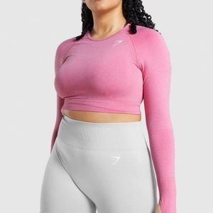 VITAL SEAMLESS 2.0 LONG SLEEVE CROP TOP